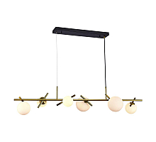 Подвесная люстра iLamp Golden 2134-6L BR+MBK