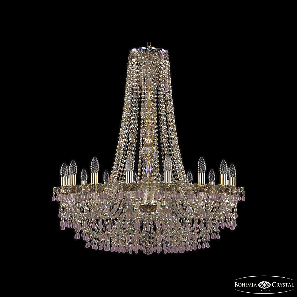 Подвесная люстра Bohemia Ivele Crystal 1410/16/300/h-95 G V7010 M801