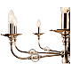 Подвесная люстра iLamp Aura 1030-8GD