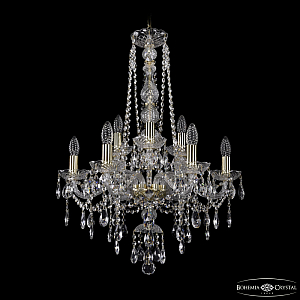 Подвесная люстра Bohemia Ivele Crystal 1415/6+3/200/h-77 G