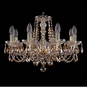 Подвесная люстра Bohemia Ivele Crystal 1402/8/195 G R721