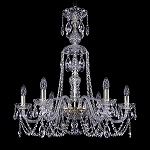Подвесная люстра Bohemia Ivele Crystal 1402/6/240/XL-73 G