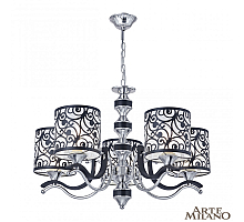 Подвесная люстра Arte Milano Florentia-4957 304957/5 Bk/Ni