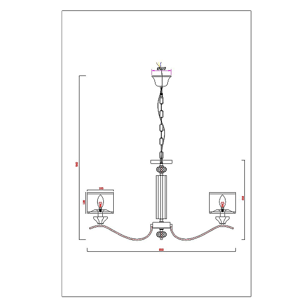 Подвесная люстра Arte Lamp ALHENA A4091LM-8CC