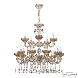 Подвесная люстра Bohemia Ivele Crystal AL79101/10+5/250/2D A WMG P Shampan/M-1G