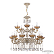 Подвесная люстра Bohemia Ivele Crystal AL79101/10+5/250/2D A WMG P Shampan/M-1G