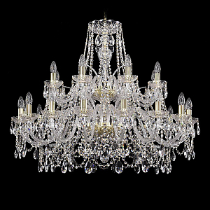 Подвесная люстра Bohemia Ivele Crystal 1411/16+8/360/2d G