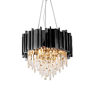 Подвесная люстра Delight Collection Barclay A006-400 L4 br.dark nickel