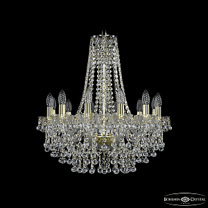 Подвесная люстра Bohemia Ivele Crystal 1409/12/195/h-63 G