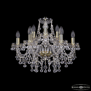 Подвесная люстра Bohemia Ivele Crystal 1409/6+3/195 G