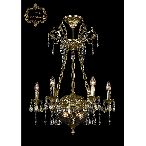Подвесная люстра Art Classic 31.51.6.CK125SP.250SP.G.Sp.Clear.1C