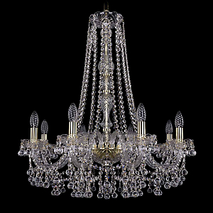 Подвесная люстра Bohemia Ivele Crystal 1409/8/240/h-75 G