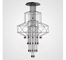 Каскадная люстра ImperiumLoft Vibia Wireflow 75394-22