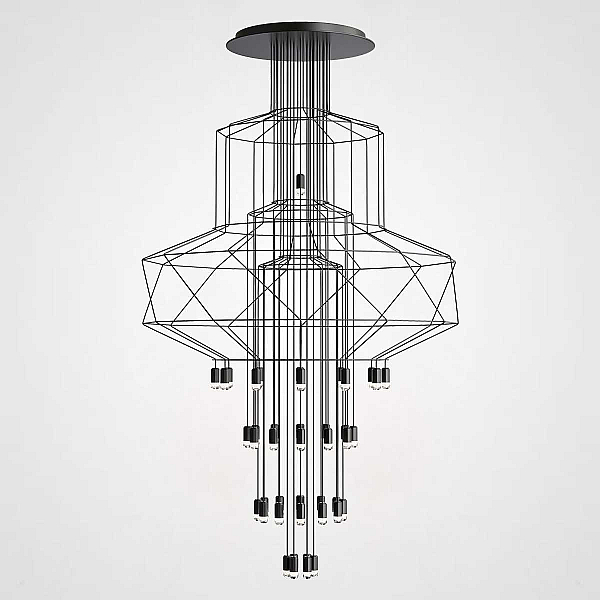 Подвесная люстра Imperium Loft Vibia Wireflow 75394-22
