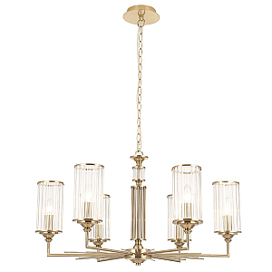Подвесная люстра Crystal Lux GLORIA SP6 BRASS