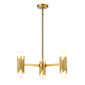 Подвесная люстра Elstead Lighting MARVELE6-AB-OPAL