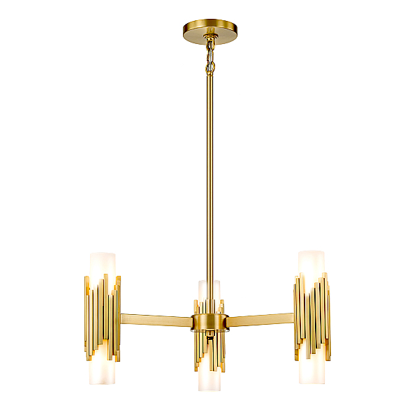Подвесная люстра Elstead Lighting MARVELE6-AB-OPAL