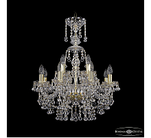 Подвесная люстра Bohemia Ivele Crystal 1409/8+4/195/XL-68 G