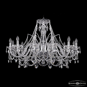 Подвесная люстра Bohemia Ivele Crystal 1411/12/360 Ni