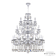 Подвесная люстра Bohemia Ivele Crystal AL78101/16+8+8/300/3d A WMN