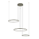 Подвесная люстра Nowodvorski Circolo Led M Silk Oliv E 11398