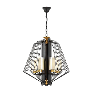 Подвесная люстра Lumina Deco Canti LDP 1244-5 BK+MD