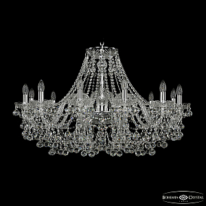 Подвесная люстра Bohemia Ivele Crystal 1409/12/360 Ni
