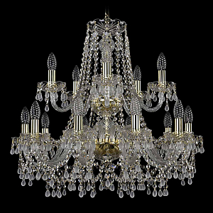 Подвесная люстра Bohemia Ivele Crystal 1410/10+5/240/2d G V0300