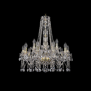 Подвесная люстра Bohemia Ivele Crystal 1413/10+5/220/h-71 G
