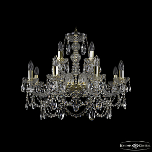 Подвесная люстра Bohemia Ivele Crystal 1411/8+4/240 G