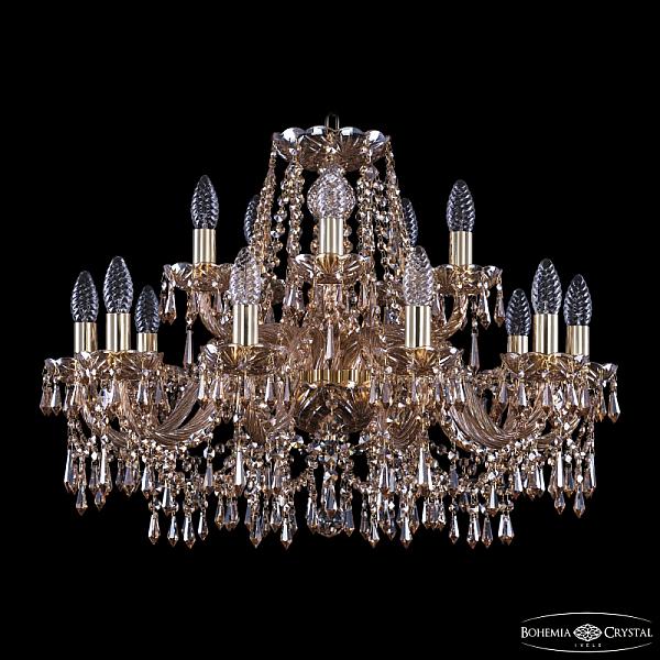 Подвесная люстра Bohemia Ivele Crystal 1403/10+5/240 G M721