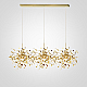 Подвесная люстра ImperiumLoft Tezani argent suspension linear 177957-22