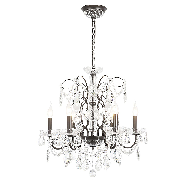 Подвесная люстра Crystal Lux Odelis SP6 Brown