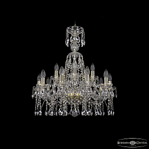 Подвесная люстра Bohemia Ivele Crystal 1413/10+5/220/XL-74 G