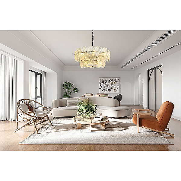 Подвесная люстра Delight Collection BRCH9161WG nickel