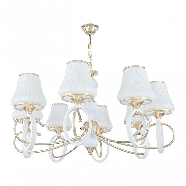 Подвесная люстра Arte Milano Florentia-2387 302387/8 Wh/Gd
