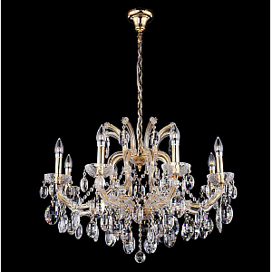 Подвесная люстра Crystal Lux Hollywood SP8 Gold