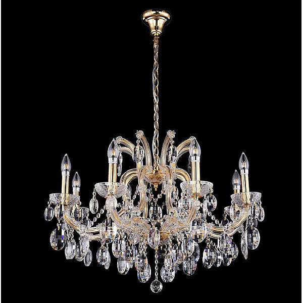 Подвесная люстра Crystal Lux Hollywood SP8 Gold