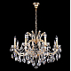 Подвесная люстра Crystal Lux Hollywood SP8 Gold