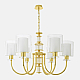 Подвесная люстра Crystal Lux ELENA SP6 GOLD