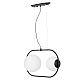 Подвесная люстра Lumina Deco Panari LDP 1210-2-PR BK