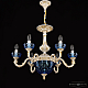 Подвесная люстра Bohemia Ivele Crystal AL79101P/6/175 WMG P Aquamarine/M-1F