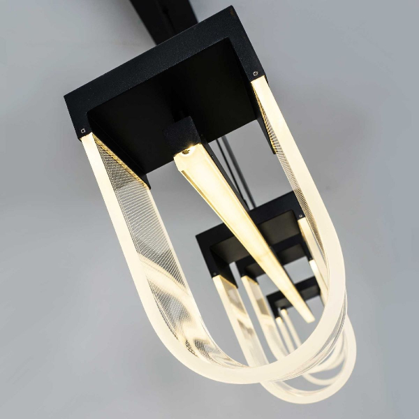 Подвесная люстра LED4U L7707-1200 BK Подвесная люстра LED4U L7707-1200 BK