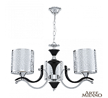Подвесная люстра Arte Milano Florentia-6787 306787/3 Bk/Ni