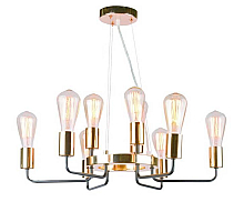 Подвесная люстра Arte Lamp Gelo A6001LM-9BK