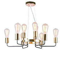 Подвесная люстра Arte Lamp Gelo A6001LM-9BK