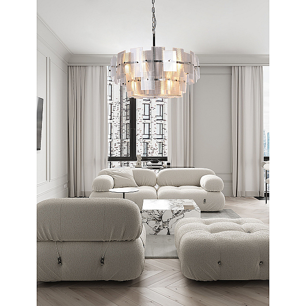 Подвесная люстра Delight Collection BRCH9161CG nickel