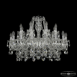 Подвесная люстра Bohemia Ivele Crystal 1411/16+8/300 Ni