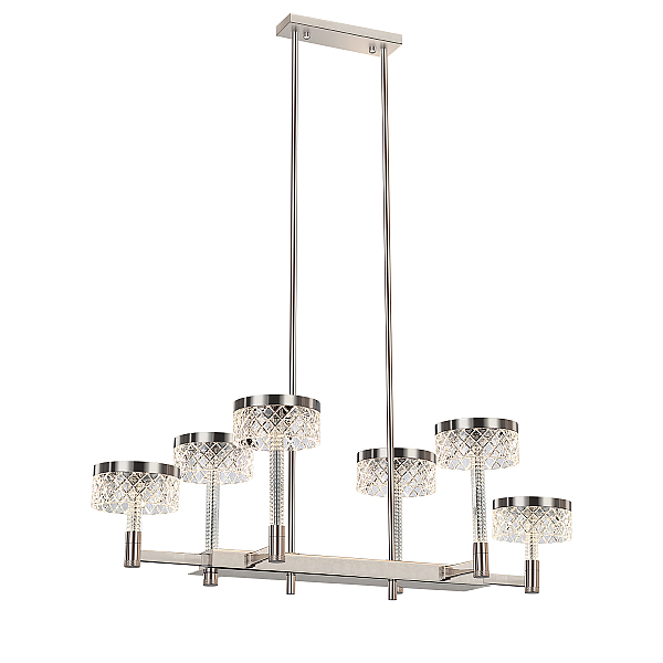 Подвесная люстра Delight Collection MD21020075 MD21020075-6B satin nickel