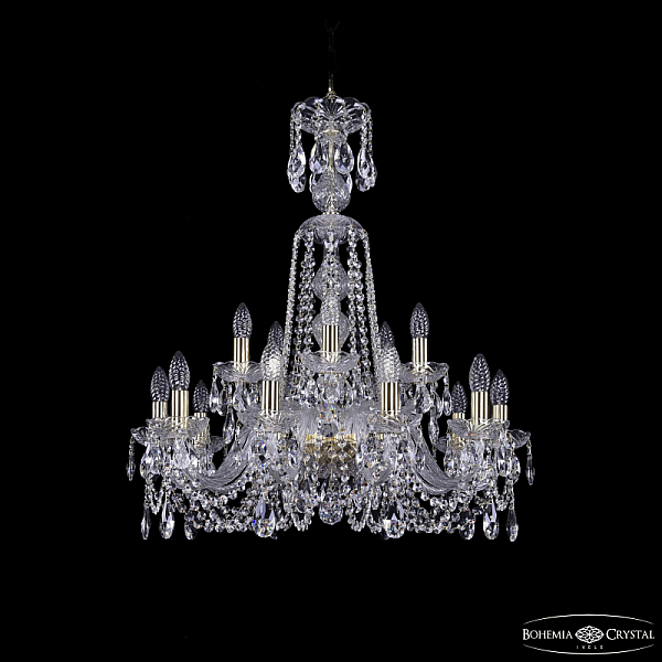 Подвесная люстра Bohemia Ivele 1402/10+5/240/XL-77 G